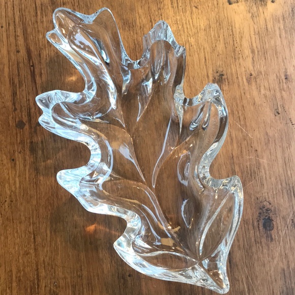 Waterford Other - Signed Waterford crystal leaf candy bowl